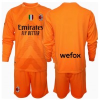 Camiseta AC Milan Portero Segunda Equipación Replica 2024-25 para niños mangas largas (+ Pantalones cortos)